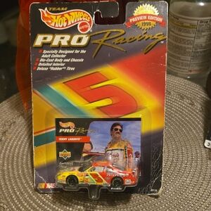Hot Wheels Pro Racing Die-Cast Car - Red and Yellow